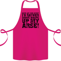 Give up the Gym? Funny Training Top Fitness Cotton Apron 100% Organic Pink