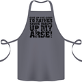 Give up the Gym? Funny Training Top Fitness Cotton Apron 100% Organic Steel