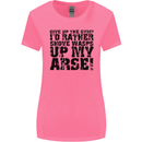 Give up the Gym? Funny Training Top Fitness Womens Wider Cut T-Shirt Azalea