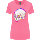 Glitch Skull Gothic Biker Heavy Metal Rock Womens Wider Cut T-Shirt Azalea