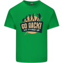 Go Back Funny Climate Change Environment Mens Cotton T-Shirt Tee Top Irish Green