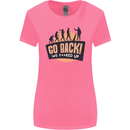 Go Back Funny Climate Change Environment Womens Wider Cut T-Shirt Azalea