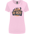 Go Back Funny Climate Change Environment Womens Wider Cut T-Shirt Light Pink