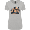Go Back Funny Climate Change Environment Womens Wider Cut T-Shirt Sports Grey