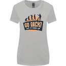 Go Back Funny Climate Change Environment Womens Wider Cut T-Shirt Sports Grey