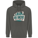 Go Back We Fooked Up Evolution Environment Childrens Kids Hoodie Storm Grey
