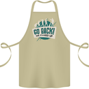 Go Back We Fooked Up Evolution Environment Cotton Apron 100% Organic Khaki
