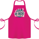 Go Back We Fooked Up Evolution Environment Cotton Apron 100% Organic Pink