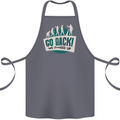 Go Back We Fooked Up Evolution Environment Cotton Apron 100% Organic Steel