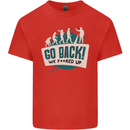 Go Back We Fooked Up Evolution Environment Kids T-Shirt Childrens Red