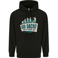 Go Back We Fooked Up Evolution Environment Mens 80% Cotton Hoodie Black