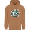 Go Back We Fooked Up Evolution Environment Mens 80% Cotton Hoodie Caramel Latte