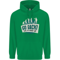 Go Back We Fooked Up Evolution Environment Mens 80% Cotton Hoodie Irish Green