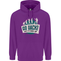 Go Back We Fooked Up Evolution Environment Mens 80% Cotton Hoodie Purple