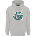 Go Back We Fooked Up Evolution Environment Mens 80% Cotton Hoodie Sports Grey