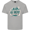 Go Back We Fooked Up Evolution Environment Mens Cotton T-Shirt Tee Top Sports Grey