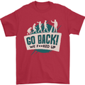 Go Back We Fooked Up Evolution Environment Mens T-Shirt Cotton Gildan Red