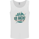 Go Back We Fooked Up Evolution Environment Mens Vest Tank Top White
