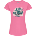 Go Back We Fooked Up Evolution Environment Womens Petite Cut T-Shirt Azalea