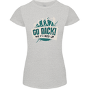 Go Back We Fooked Up Evolution Environment Womens Petite Cut T-Shirt Sports Grey