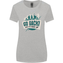 Go Back We Fooked Up Evolution Environment Womens Wider Cut T-Shirt Sports Grey