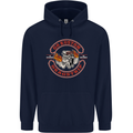 Go Custom Dragstrip Hot Rod Hotrod Dragster Childrens Kids Hoodie Navy Blue