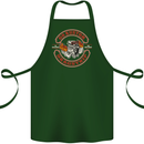 Go Custom Dragstrip Hot Rod Hotrod Dragster Cotton Apron 100% Organic Forest Green