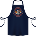Go Custom Dragstrip Hot Rod Hotrod Dragster Cotton Apron 100% Organic Navy Blue