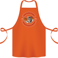 Go Custom Dragstrip Hot Rod Hotrod Dragster Cotton Apron 100% Organic Orange