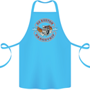 Go Custom Dragstrip Hot Rod Hotrod Dragster Cotton Apron 100% Organic Turquoise