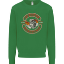 Go Custom Dragstrip Hot Rod Hotrod Dragster Kids Sweatshirt Jumper Irish Green