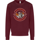 Go Custom Dragstrip Hot Rod Hotrod Dragster Kids Sweatshirt Jumper Maroon