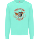 Go Custom Dragstrip Hot Rod Hotrod Dragster Kids Sweatshirt Jumper Peppermint