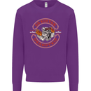 Go Custom Dragstrip Hot Rod Hotrod Dragster Kids Sweatshirt Jumper Purple