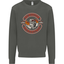Go Custom Dragstrip Hot Rod Hotrod Dragster Kids Sweatshirt Jumper Storm Grey