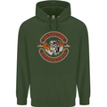 Go Custom Dragstrip Hot Rod Hotrod Dragster Mens 80% Cotton Hoodie Forest Green