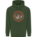 Go Custom Dragstrip Hot Rod Hotrod Dragster Mens 80% Cotton Hoodie Forest Green