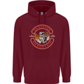 Go Custom Dragstrip Hot Rod Hotrod Dragster Mens 80% Cotton Hoodie Maroon