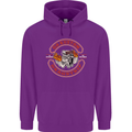Go Custom Dragstrip Hot Rod Hotrod Dragster Mens 80% Cotton Hoodie Purple