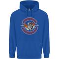Go Custom Dragstrip Hot Rod Hotrod Dragster Mens 80% Cotton Hoodie Royal Blue