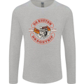 Go Custom Dragstrip Hot Rod Hotrod Dragster Mens Long Sleeve T-Shirt Sports Grey