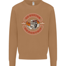 Go Custom Dragstrip Hot Rod Hotrod Dragster Mens Sweatshirt Jumper Caramel Latte