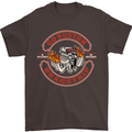 Go Custom Dragstrip Hot Rod Hotrod Dragster Mens T-Shirt Cotton Gildan Dark Chocolate