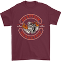 Go Custom Dragstrip Hot Rod Hotrod Dragster Mens T-Shirt Cotton Gildan Maroon