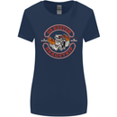 Go Custom Dragstrip Hot Rod Hotrod Dragster Womens Wider Cut T-Shirt Navy Blue
