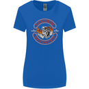 Go Custom Dragstrip Hot Rod Hotrod Dragster Womens Wider Cut T-Shirt Royal Blue