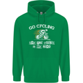 Go Cycling Say Voices in My Head Cyclist Childrens Kids Hoodie Irish Green