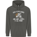 Go Cycling Say Voices in My Head Cyclist Childrens Kids Hoodie Storm Grey