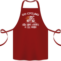 Go Cycling Say Voices in My Head Cyclist Cotton Apron 100% Organic Maroon
