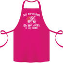 Go Cycling Say Voices in My Head Cyclist Cotton Apron 100% Organic Pink